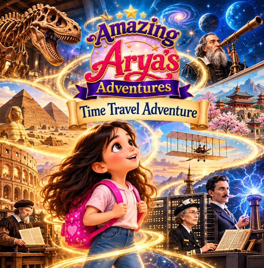 Amazing Arya's Time Travel Adventure cover